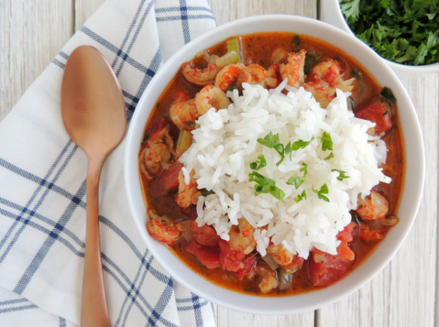 Crawfish Etouffee with Supreme Rice