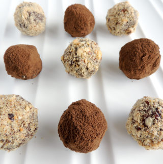 Dark Chocolate Hazelnut Truffles