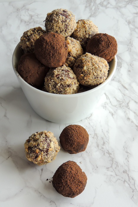 chocolate hazelnut truffles