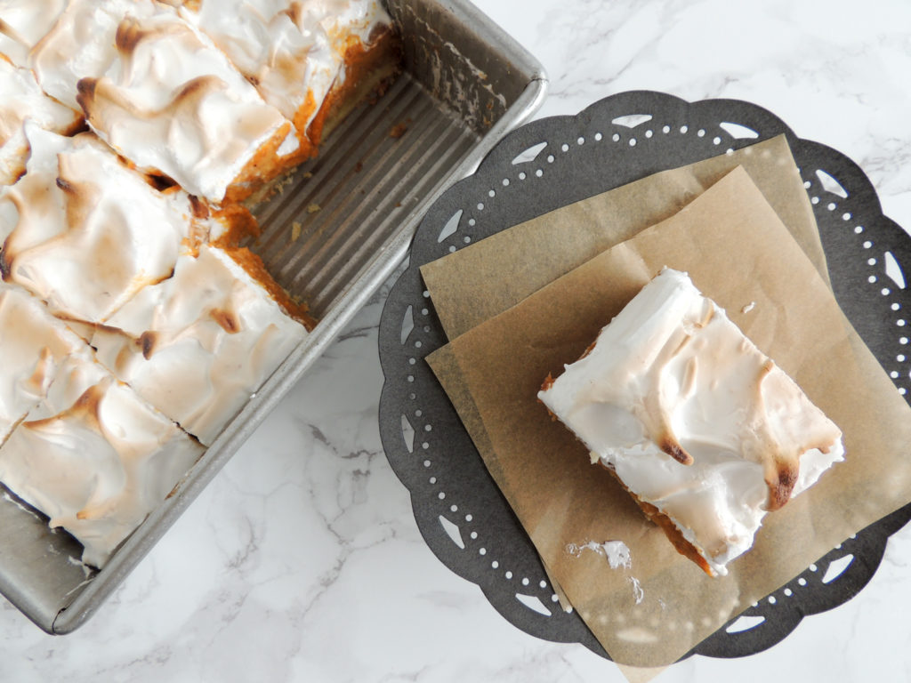 marshmallow pumpkin bars