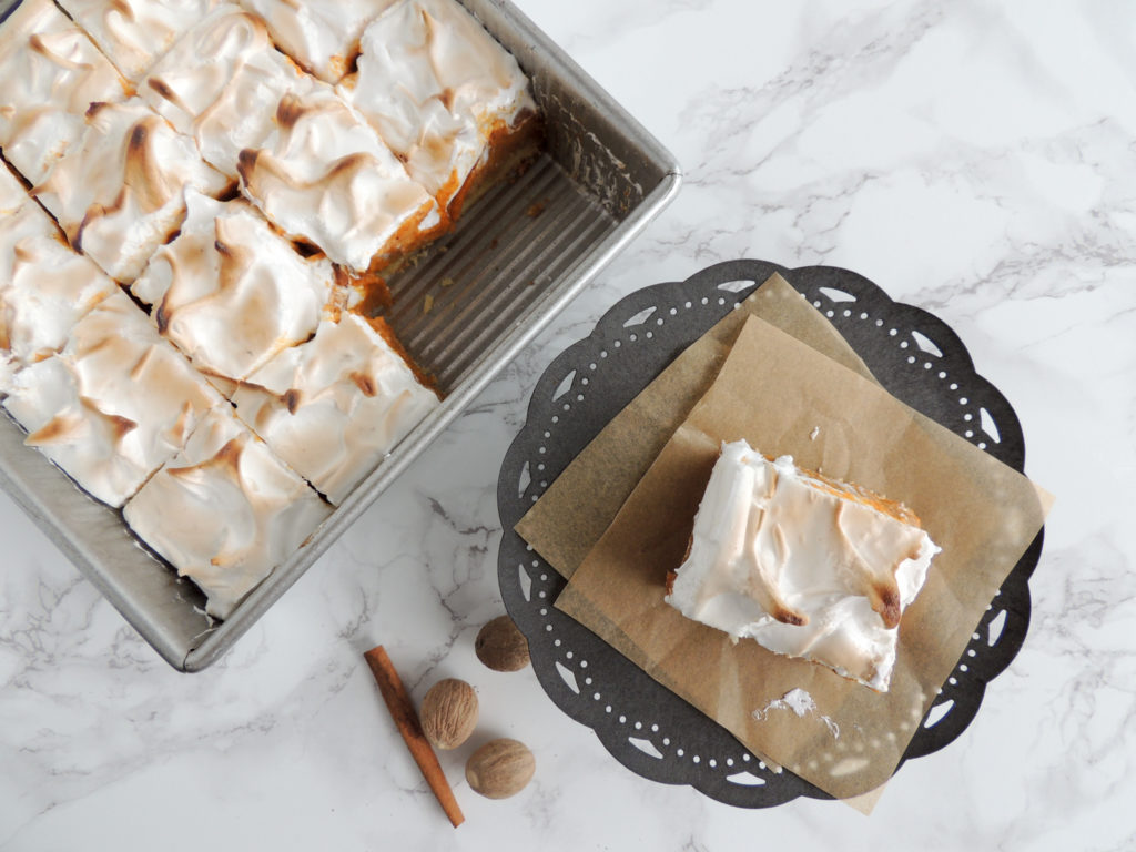 marshmallow pumpkin bars