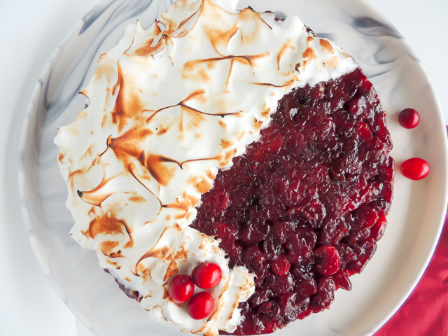 Cranberry Guava Upside-Down Cake