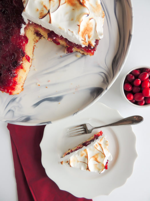 Cranberry Guava Upside-Down Cake