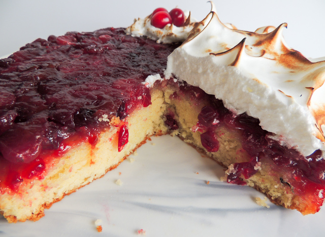 Cranberry Guava Upside-Down Cake