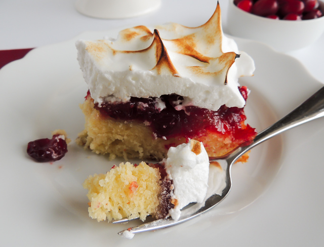 Cranberry Guava Upside-Down Cake