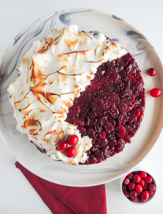 Cranberry Guava Upside-Down Cake