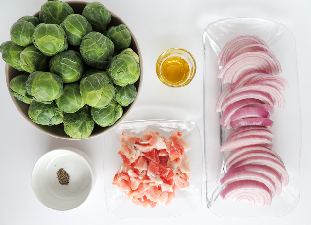 Roasted Brussel Sprouts ingredients