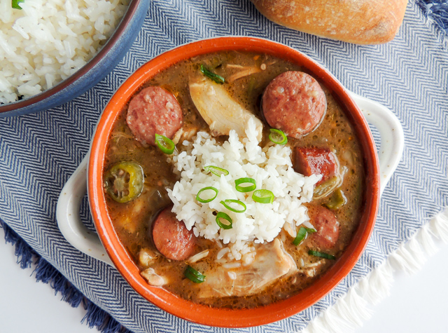 Slow-Cooker Chicken and Rice Gumbo Soup Recipe 