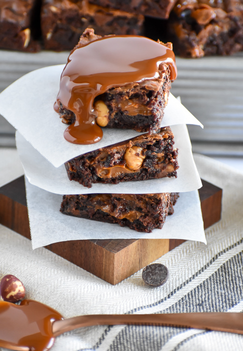 Dulce de Leche Hazelnut Brownies