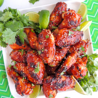 sweet & spicy Thai chicken wings