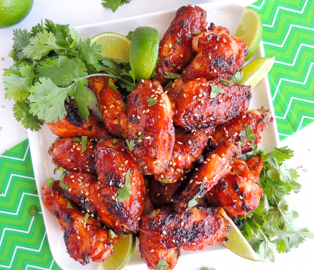 sweet & spicy Thai chicken wings