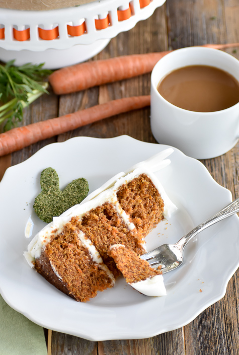 Carrot Cake with Vanilla Cream Cheese Frosting