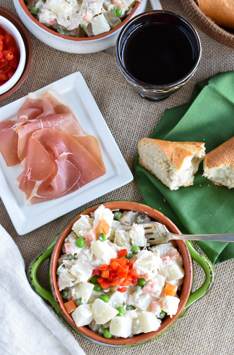 Spanish Potato Salad - Ensaladilla Rusa