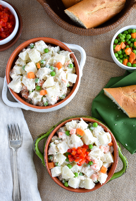 Spanish Potato Salad - Ensaladilla Rusa