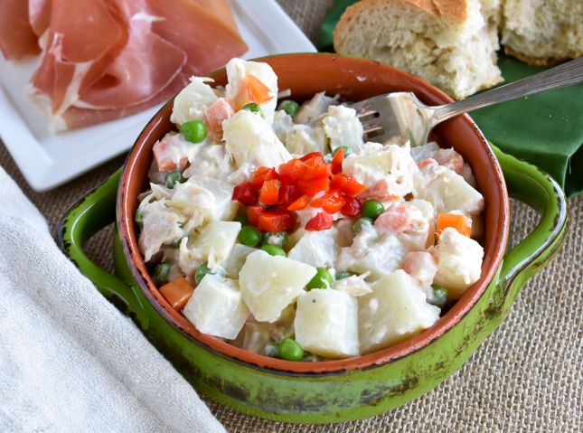 Spanish Potato Salad - Ensaladilla Rusa