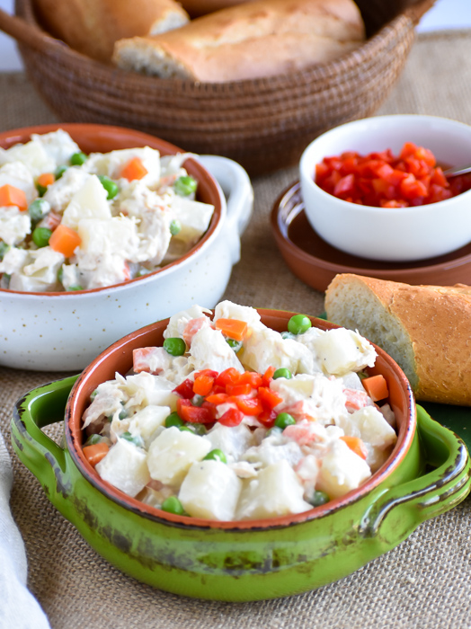 Spanish Potato Salad - Ensaladilla Rusa