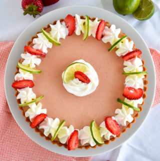 Strawberry Key Lime Pie