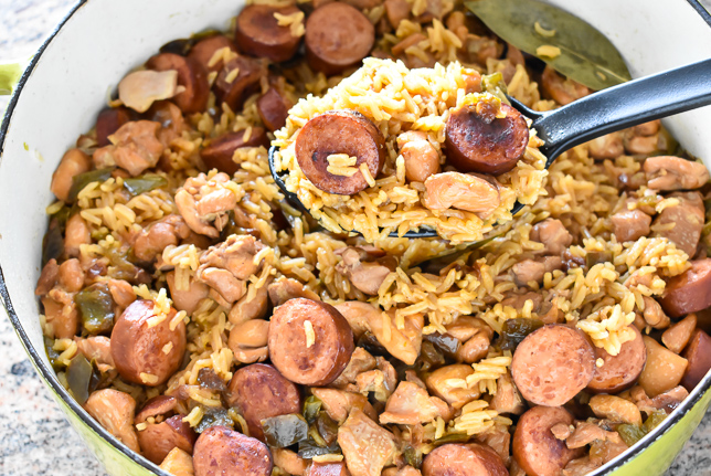 New Orleans Chicken & Sausage Jambalaya