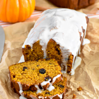 Rum Raisin Pumpkin Bread