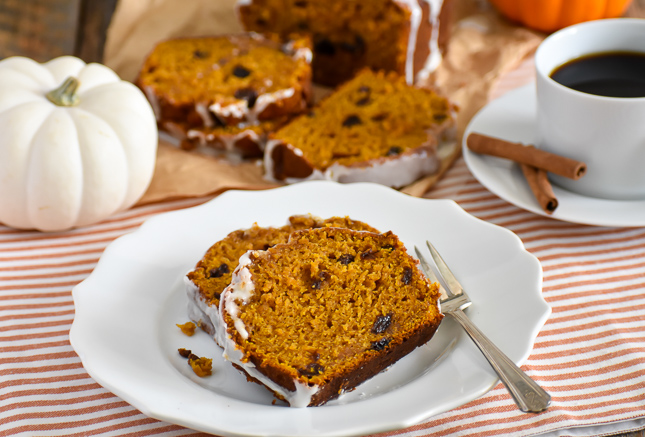 Rum Raisin Pumpkin Bread