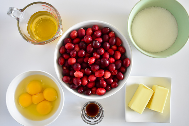 cranberry curd tart