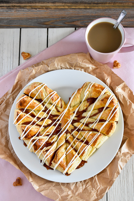 puff pastry heart