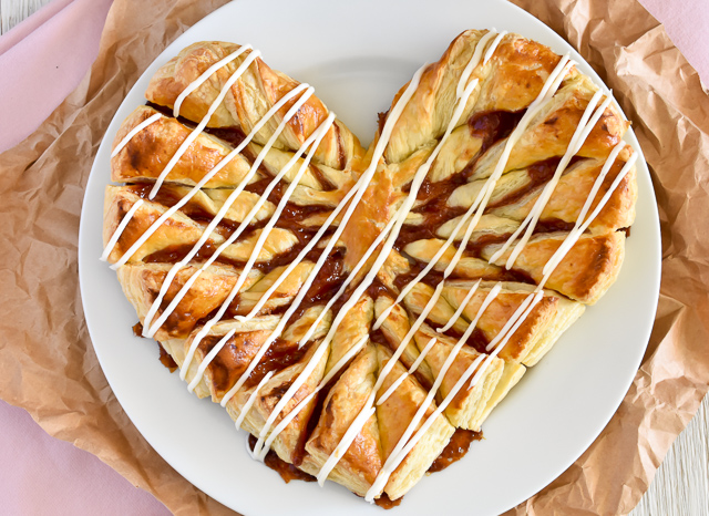 puff pastry heart