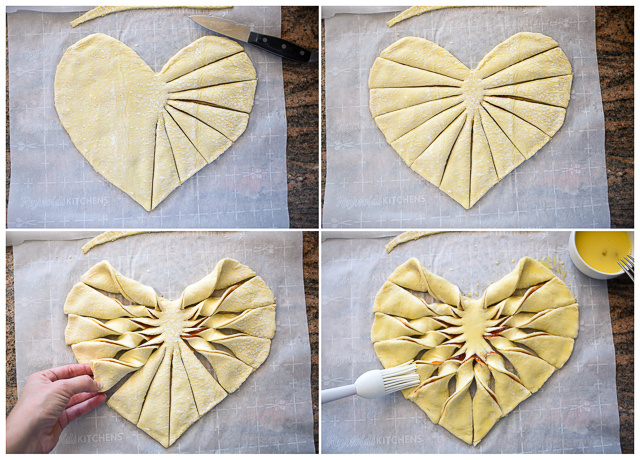 puff pastry heart