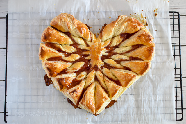 puff pastry heart