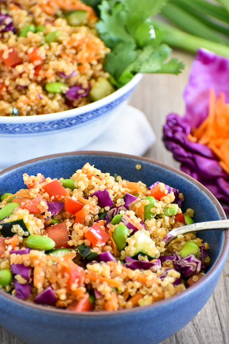 asian quinoa salad