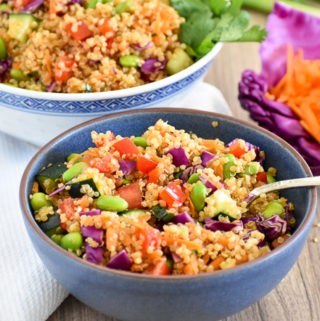 asian quinoa salad