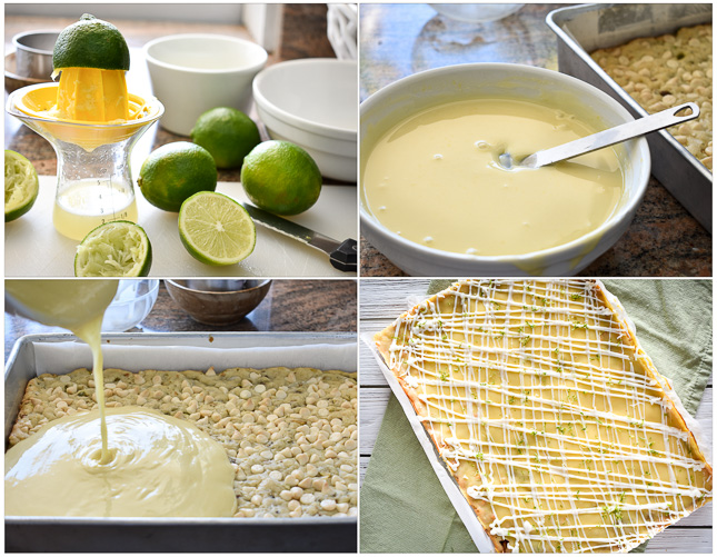 key lime bars filling