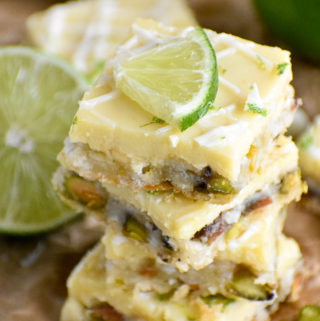 White Chocolate Key Lime Bars