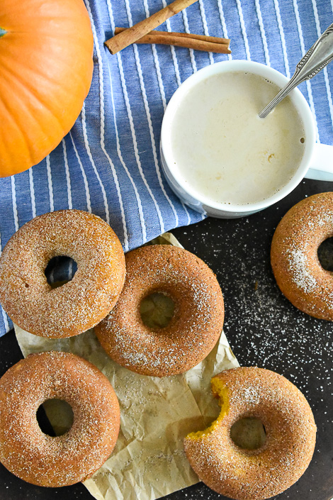 pumpkin doughnuts