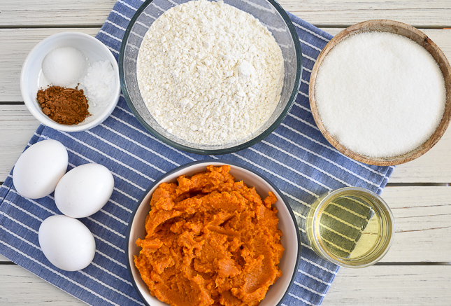 pumpkin doughnut ingredients