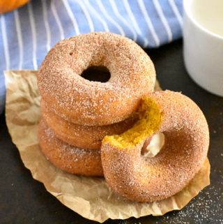 baked pumpkin doughnuts
